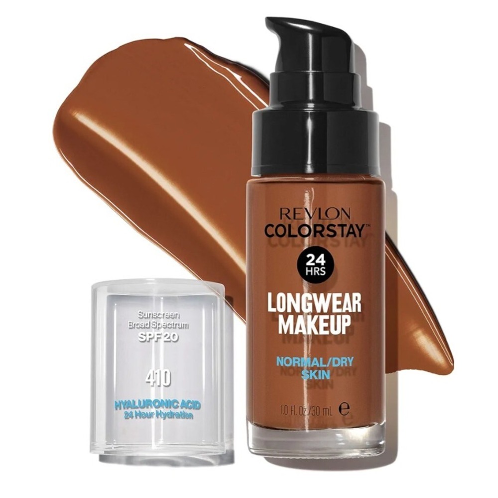 Revlon Colorstay Makeup Liquid Foundation Pump Combination/Oily #410 Cappuccino